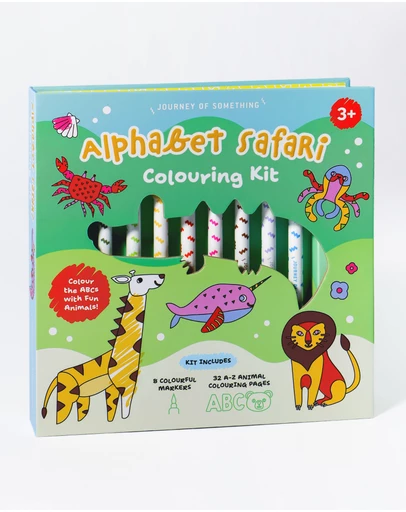 Journey Of Something - Alphabet Safari Colouring Kit