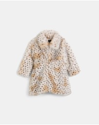 Bardot Junior - Lea Faux Fur Coat - Kids-Teens