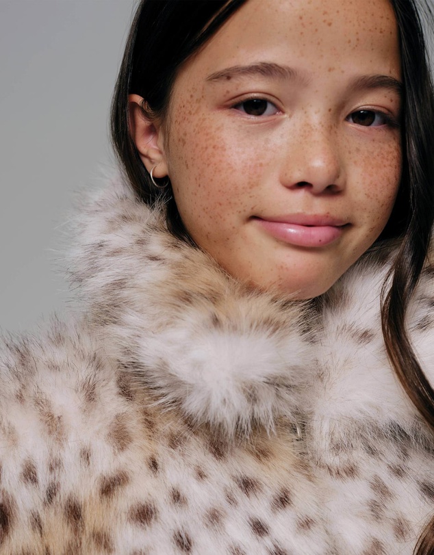 Bardot Junior - Lea Faux Fur Coat - Kids-Teens