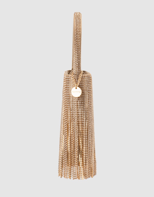 Olga Berg - Billie Crystal Fringe Bag
