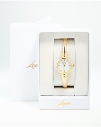 Lovisa - Gold Round Watch Bangle