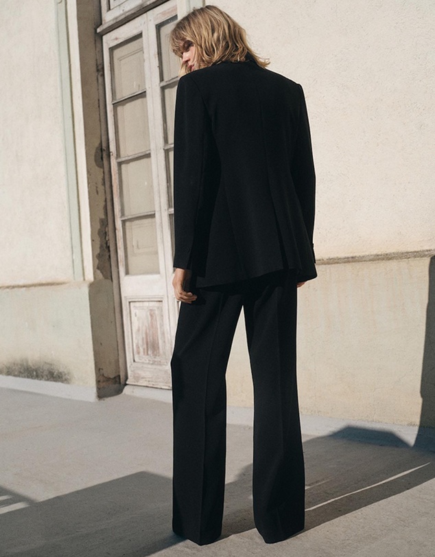 M.N.G - Straight Mid-Rise Suit Trousers