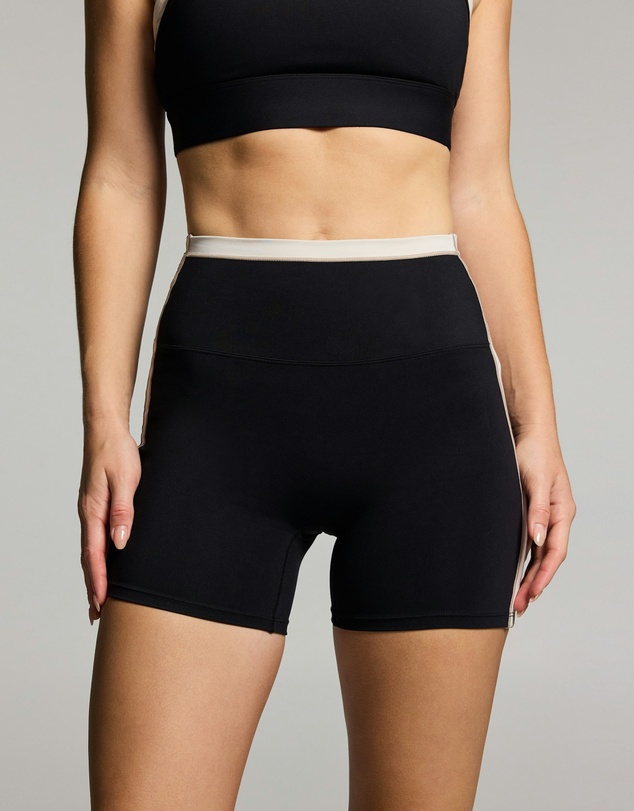 Rockwear - Blocked Mid Thigh Bike Shorts