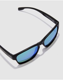 Hawkers Co - HAWKERS - Polarized Black Emerald Core Raw Sunglasses for Men and Women UV400