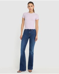 Good American - Compression Good Legs Flare Jeans