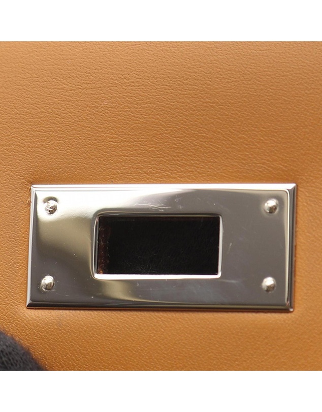 Hermes - Pre-Loved HERMES Kelly 32 Handbag Chamonix leather leather Chamonix leather Brown Natural Used Women