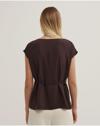 Witchery - Cowl Tie Belt Top