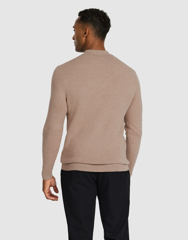 Tarocash - Cedar Stripe Zip Knit
