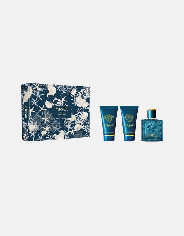 Versace - Eros Pour Homme EDT Gift Set (50ml + Hair and Body Shampoo 50ml + After Shave Balm 50ml)