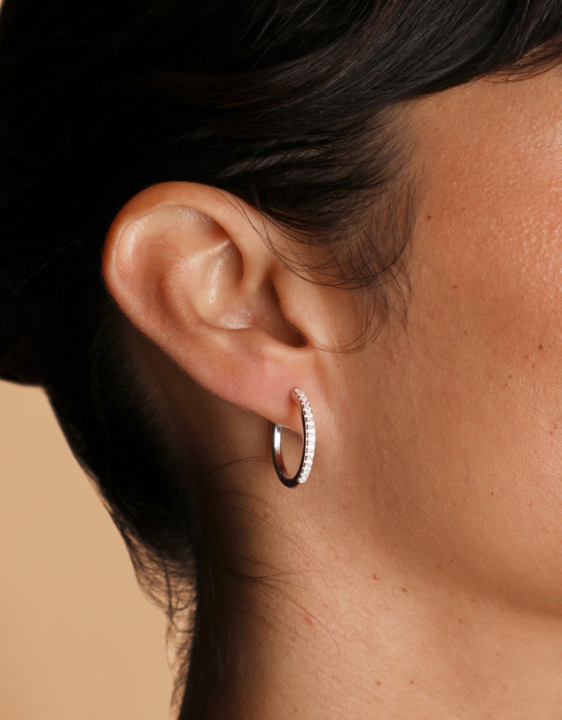 Astrid & Miyu - Essential Crystal Medium Hoops