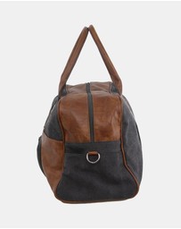 Pierre Cardin - Pierre Cardin Canvas Overnight Bag with Front Pocket