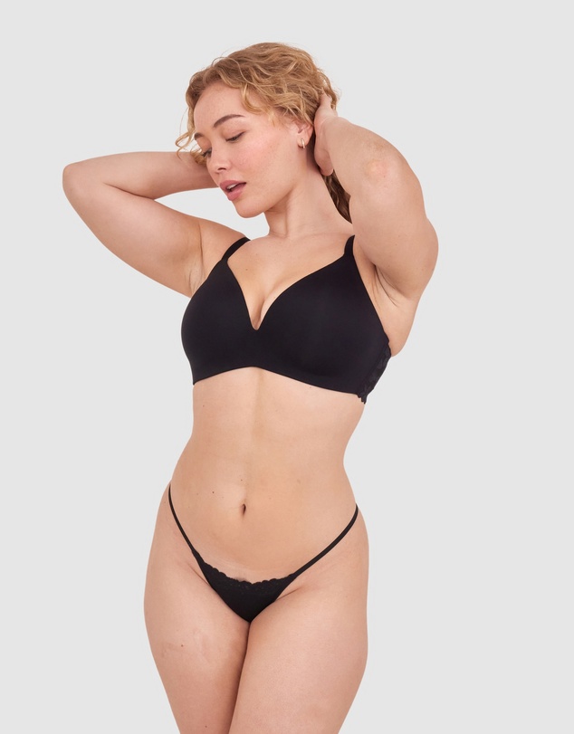 Bras N Things - NKD Lightly Lined Wirefree Bra - Black