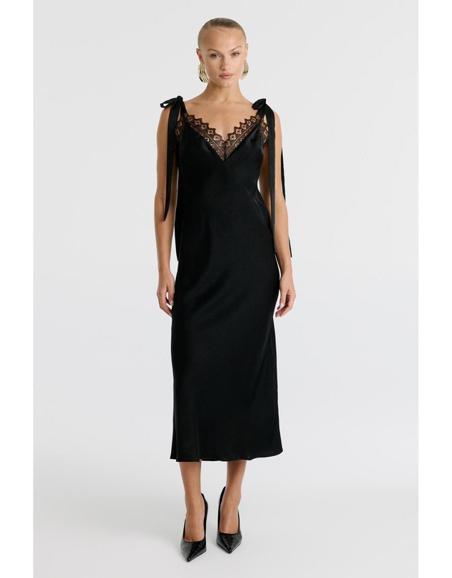 Bardot - Lydia Tie Strap Midi Dress