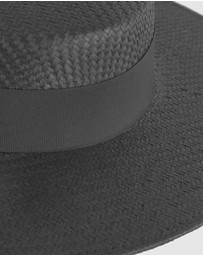 Max Alexander - Black Boater Hat