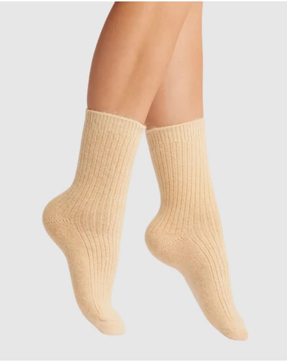 High Heel Jungle - Cashmere Cloud Sock - Oat