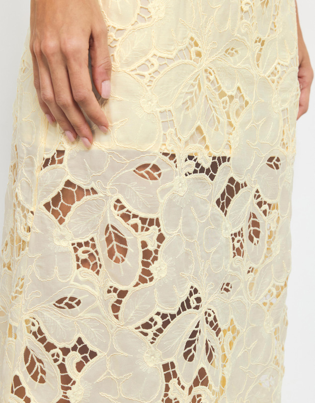 AERE - Evania Lace Maxi Dress