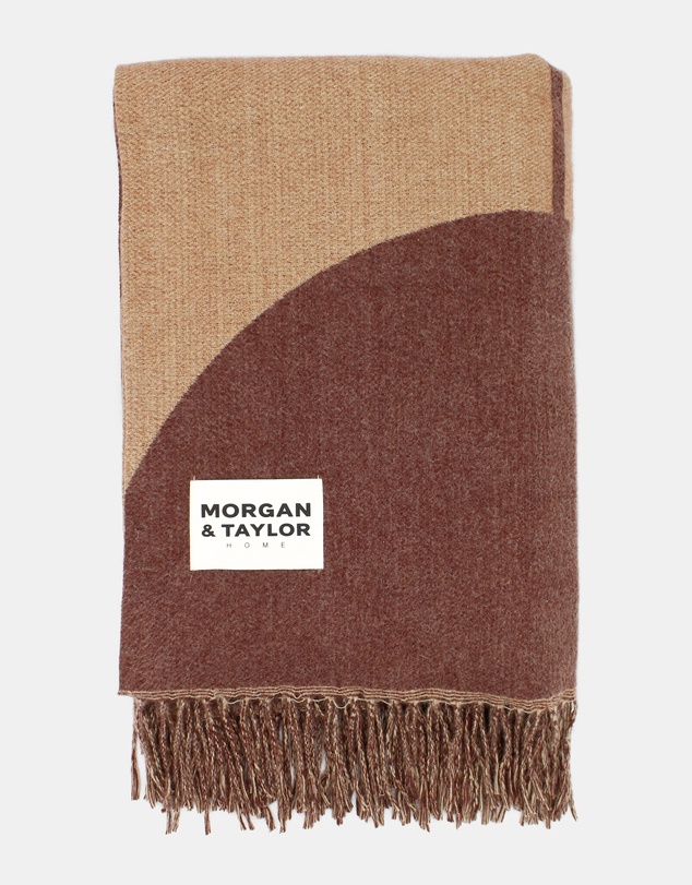 Morgan & Taylor - Sonder Throw Blanket in Brown