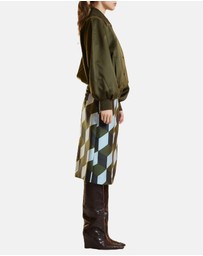 Cynthia Rowley - Satin Bomber Jacket