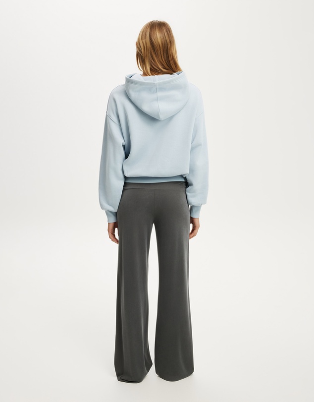 Cotton On - Graphic Boxy Fleece Hoodie