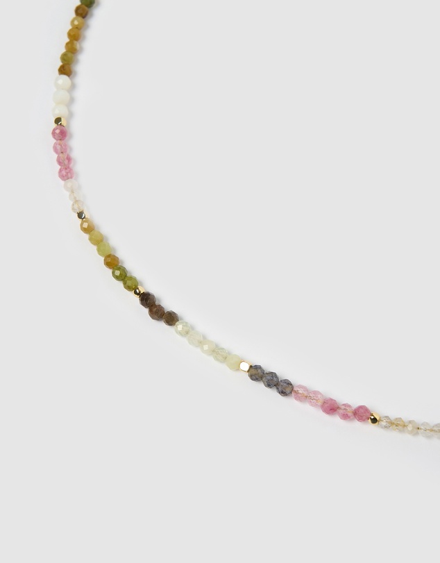 Arms Of Eve - Saffron Gemstone Necklace