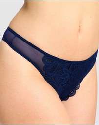 Sans Complexe - Attirance Low Rise Mesh & Lace Thong
