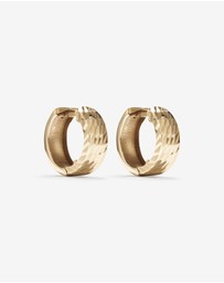Michael Hill - 11mm Huggie Earrings in 10kt Yellow Gold