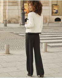 Sosandar - Fluid Wide Leg Trousers