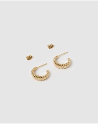Arms Of Eve - Lulu Gold Hoop Earrings