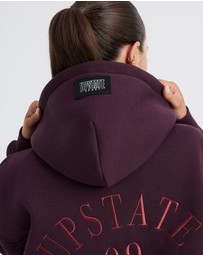 Upstate - Off-Duty Hoodie - Merlot