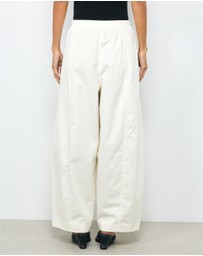 AERE - Organic Cotton Twill Barrel Leg Pants