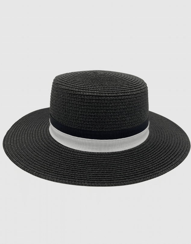 Jacaru - Jacaru 1882 Boater Hat Black