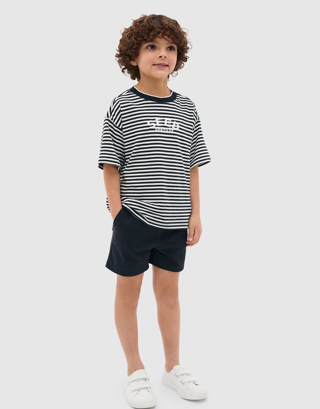 Seed Heritage - Core Stripe Logo Tee