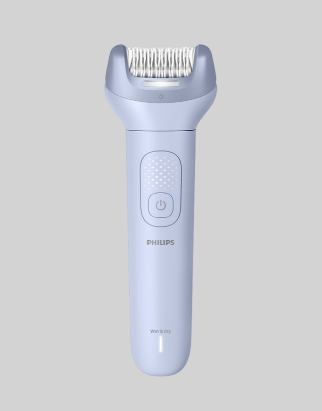 Philips - Philips Epilator Series 8000 + 4 accessories Pastel Blue