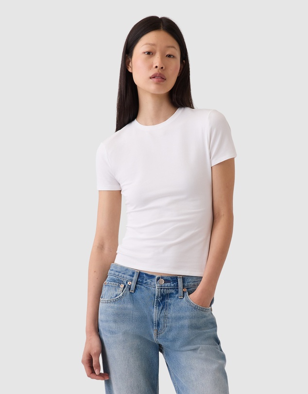 GAP - SS Closeknit Crew Top
