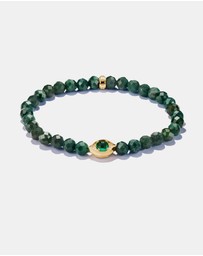 THOMAS SABO - THOMAS SABO Moss Agate Eye Bead Bracelet