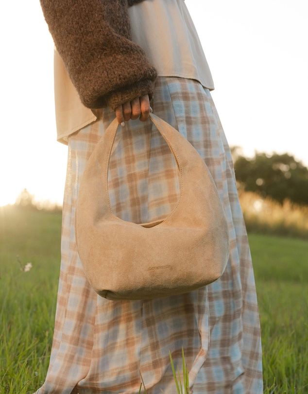 Louenhide - Mini Monaco Suedette Shoulder Bag