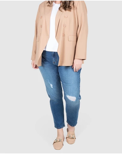Love Your Wardrobe - Milly Distressed Stretch Jeans