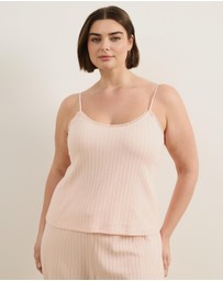 Atmos&Here Curvy - Melody Pointelle Cami Pants Pyjama Set