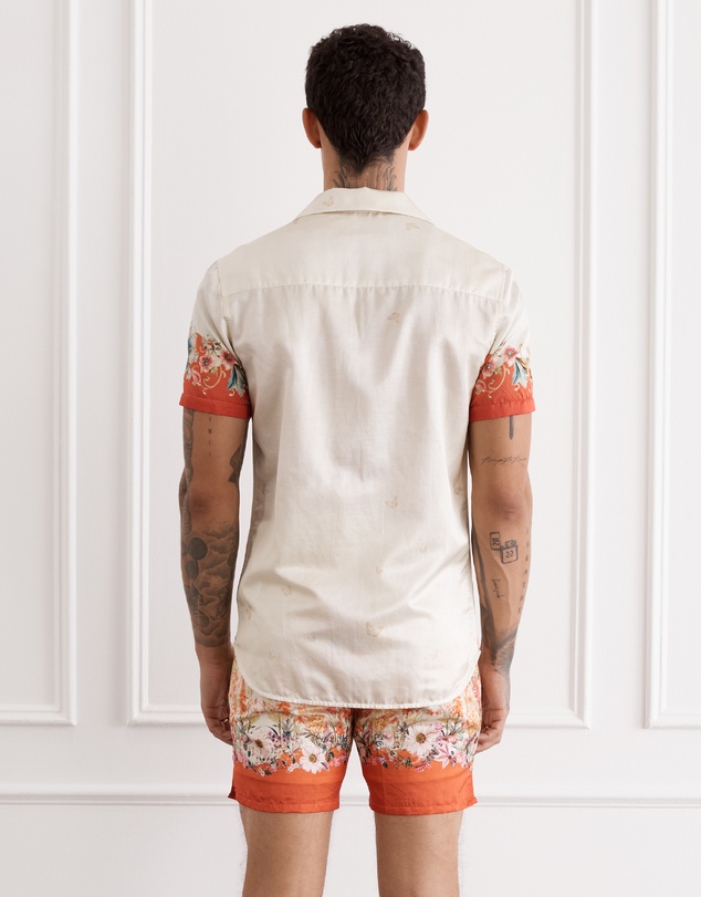 Aqua Blu Australia - Bouquet Jean Short Sleeve Shirt