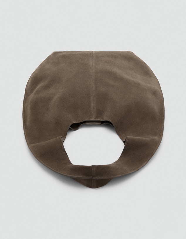 M.N.G - Suede Drawstring Bag