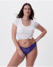 Bras N Things - Romance Brazilian Knicker - Dark Blue