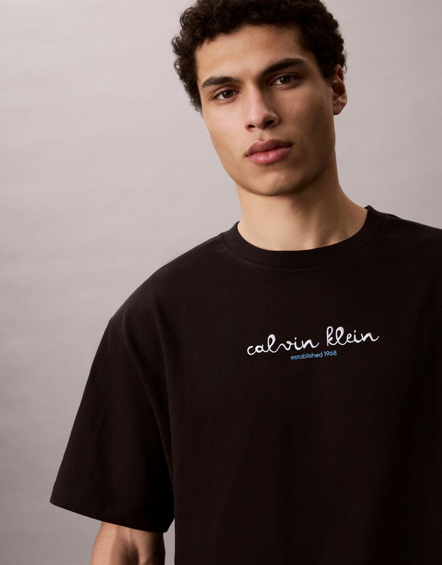 Calvin Klein Jeans - Line Logo Graphic Relaxed T‑Shirt