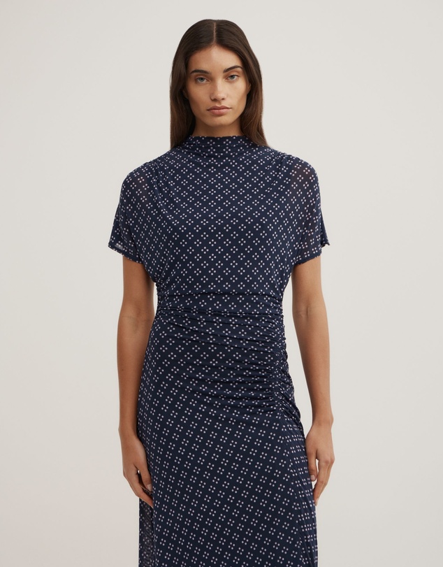 Witchery - Mock Neck Mesh Dress