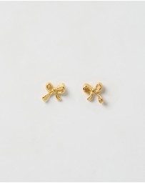 Arms Of Eve - Bowie Gold Stud Earrings