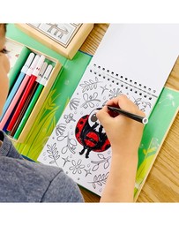 Tiger Tribe - Colouring Set Backyard Bugs