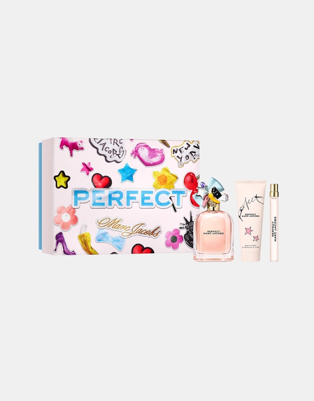 Marc Jacobs - Perfect Eau De Parfum For Women Body Lotion Trio Gift Set