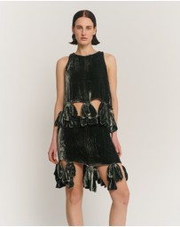 THE TALES - Silk Velvet Party Bow Skirt