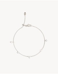 By Charlotte - Delicate Pearl and Crystal Bracelet