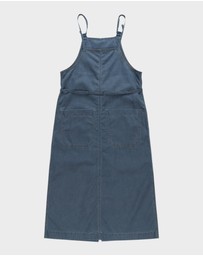 Element - Womens Pinafore Midi Dress