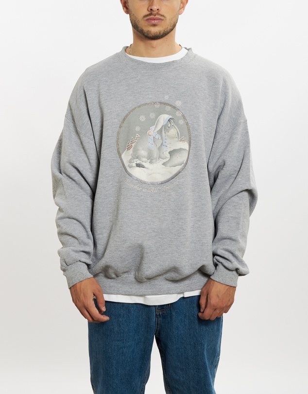 Vintage by The Real Deal - Pre Loved - 90s Disney Winnie the Pooh 'Eeyore' Sweatshirt